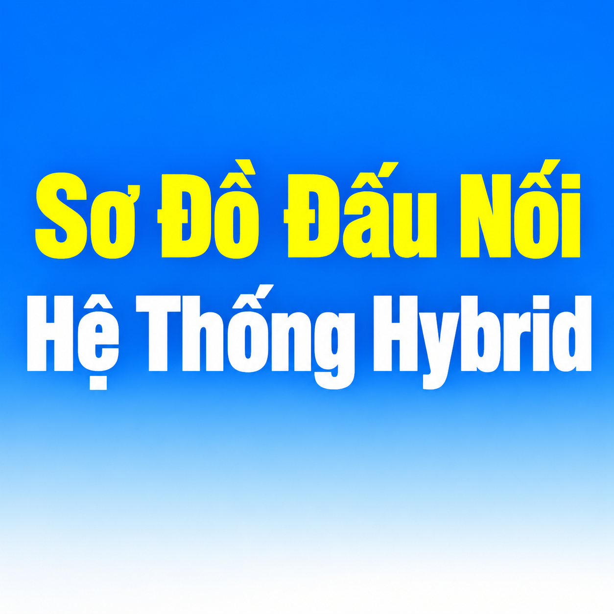 Sơ Đồ Đấu Nối Hệ Thống Điện Mặt Trời Hybrid Và Thông Báo Điện Lực
