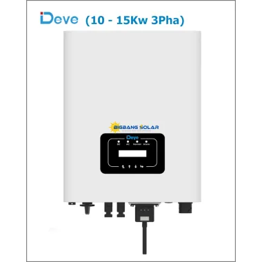 Inverter Deye hoà lưới 3 pha, 15 kW, 2 MPPT, đã bao gồm wifi. 