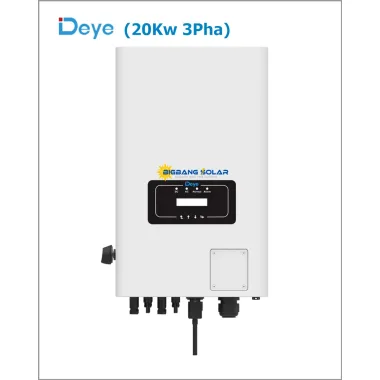 Inverter Deye hoà lưới 3 pha, 20 kW, 2 MPPT, đã bao gồm wifi. 