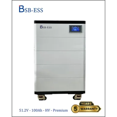 Pin áp cao 5.12Kwh lưu trữ - BSB-ESS-51.2V-100Ah-HV-premium 6.000 Cycles.