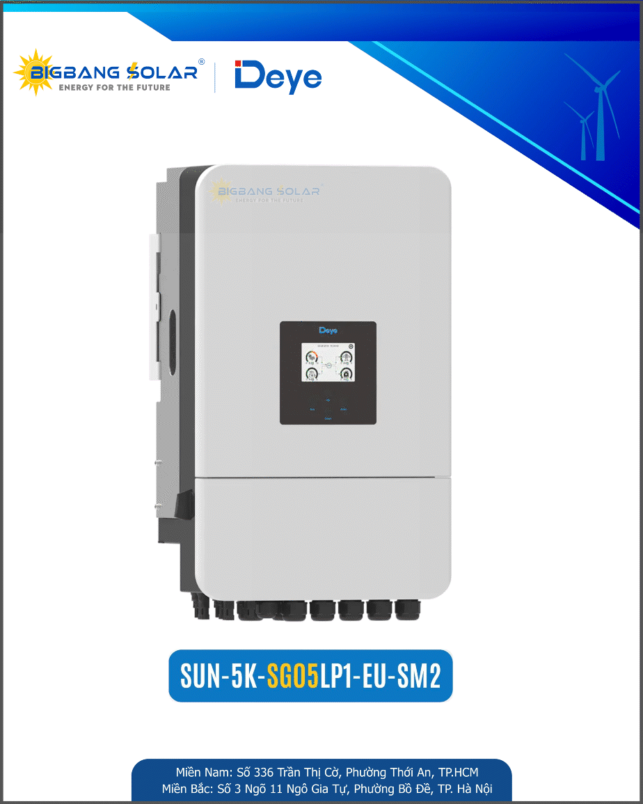Deye 5Kw 1 Pha (SG05) Inverter Hybrid